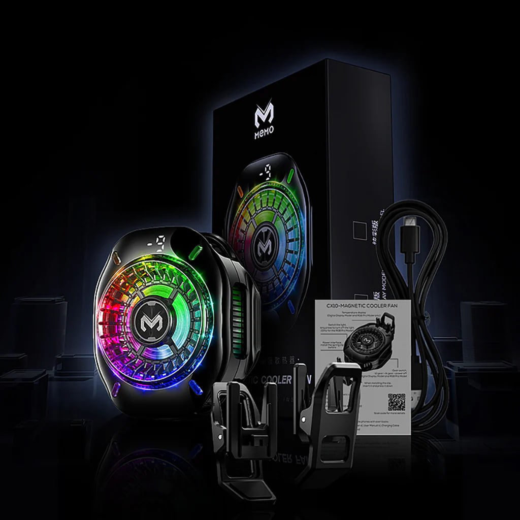 خنک کننده گوشی موبایل ممو مدل CX10 RGB PRO