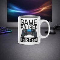 ماگ سرامیکی گیمینگ GAME PAUSED – TALK FAST