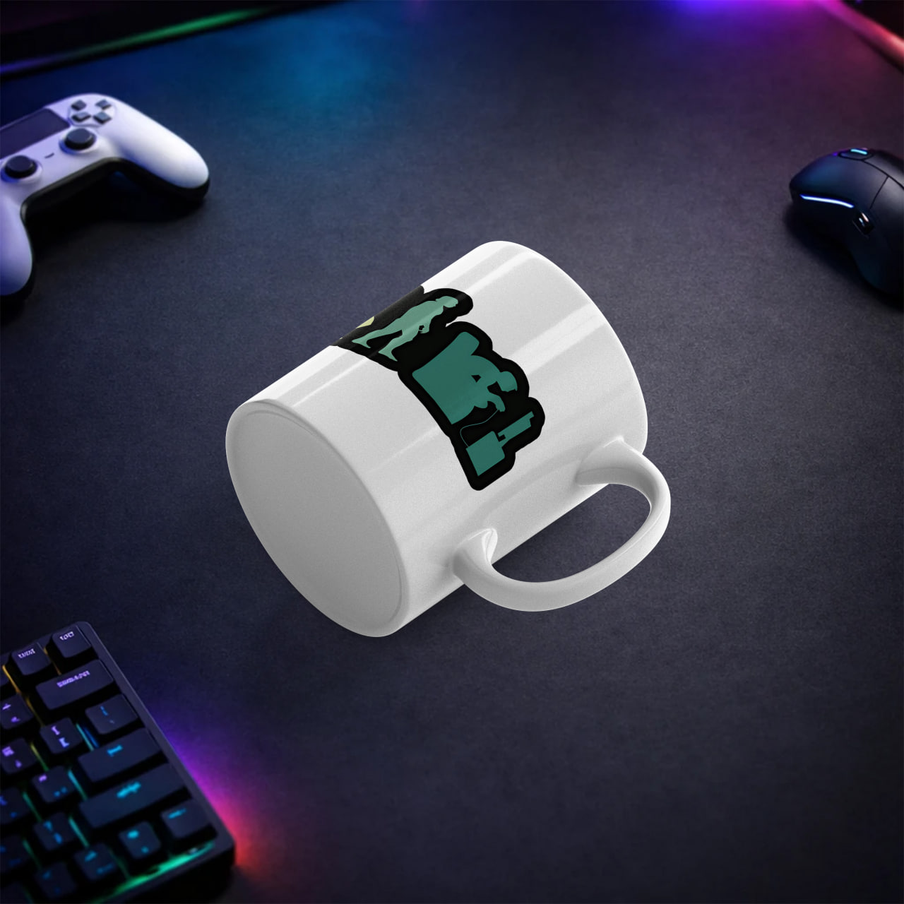 ماگ سرامیکی گیمینگ طرح تکامل گیمر Evolution of Gamer (1)