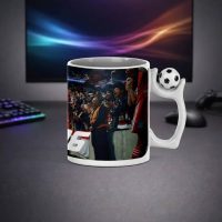 ماگ سرامیکی FC26 گیمینگ با دسته فوتبالی
