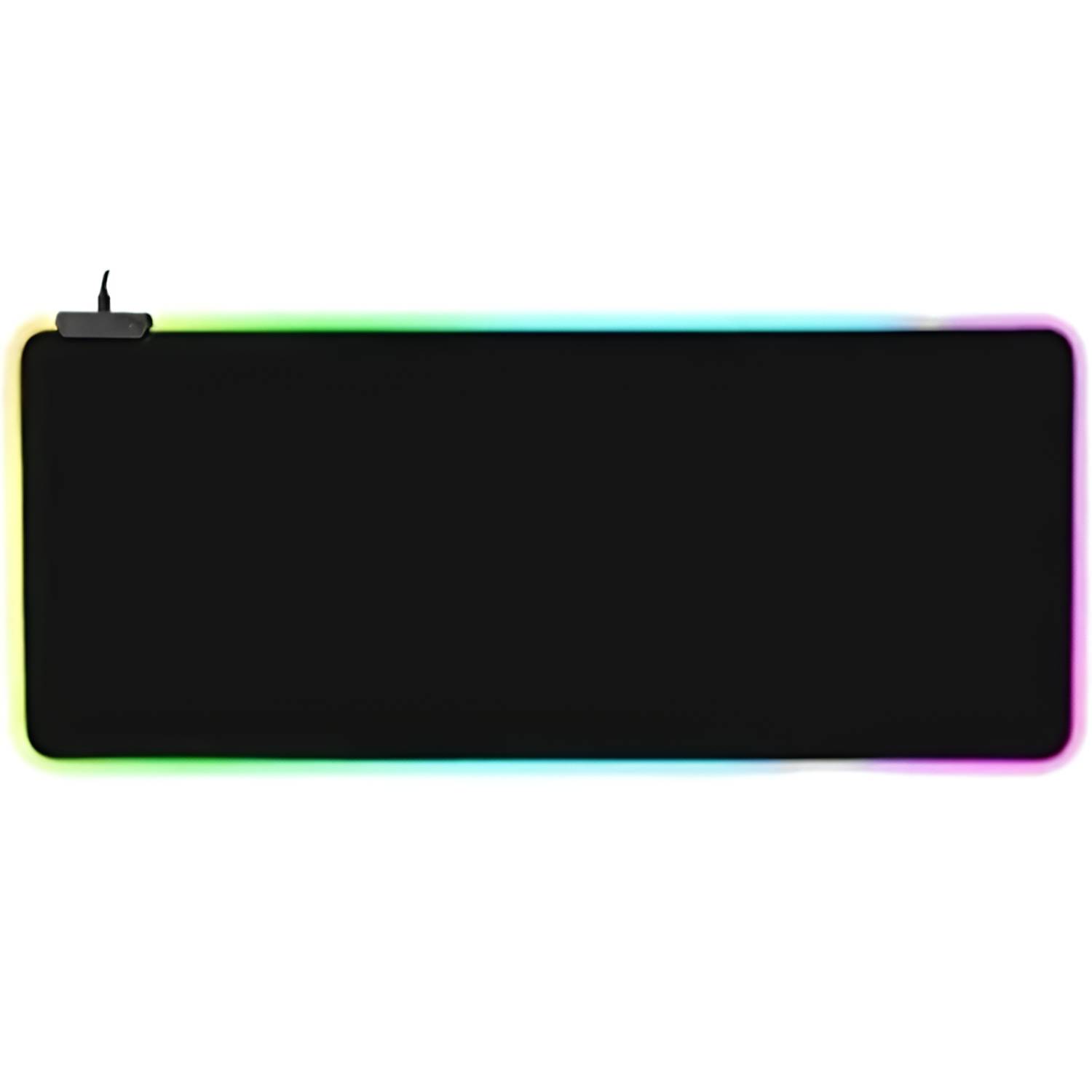 ماوس پد گیمینگ RGB مدل RGB-01 ابعاد 80x30 سانتی متر روی میز گیمینگ