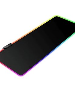 ماوس پد گیمینگ RGB مدل RGB-01 ابعاد 80x30 سانتی متر روی میز گیمینگ