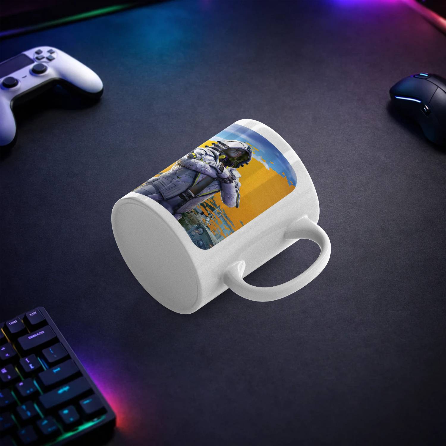 ماگ حرارتی پابجی موبایل طرح PUBG Mobile ماگ سرامیکی گیمینگ